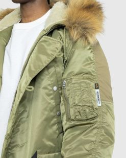 Alpha Industries Parka N3B Dusty Olive Drab | Vetements D'Exterieur