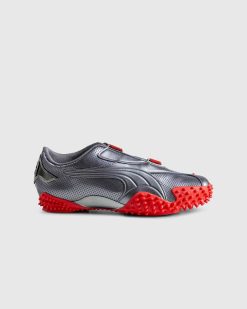 Puma Mostro Lo Argent / Rouge | Baskets