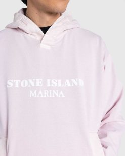 Stone Island Sweat A Capuche Marina Rose | Tricots