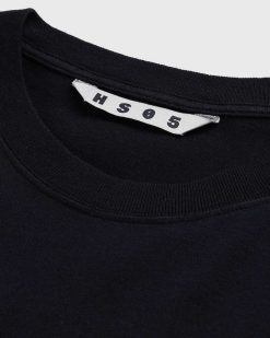 Highsnobiety HS05 Maillot Boxy Manches Longues Teint Pigmente Noir | T-Shirts