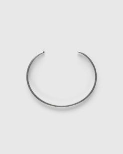 Maison Margiela Bracelet Manchette Logo Argent | Bijoux