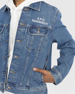 A.P.C. Veste Jean Neu York Bleu | Vetements D'Exterieur