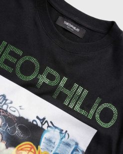 Theophilio T-Shirt Noir | T-Shirts