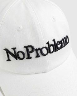 Aries Casquette No Problemo Blanc | Chapeaux