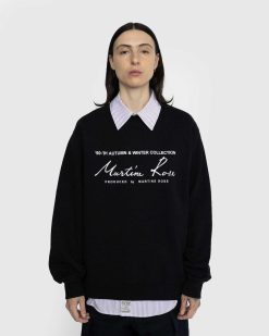 Martine Rose Crew Classique Noir | Sueurs