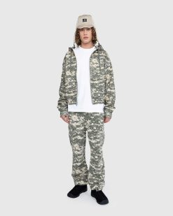 Patta Pull A Capuche Zippe Digi Waffle Multi/Spray Camo | Sueurs