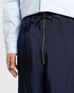 Dries van Noten Pantalon Primo Nylon Bleu | Pantalon