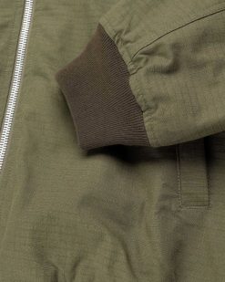 Acne Studios Veste Matelassee Ripstop Vert Olive | Vetements D'Exterieur