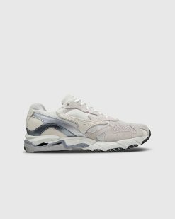 Mizuno Wave Rider 10 Blanc/Gris/Tradewinds | Baskets