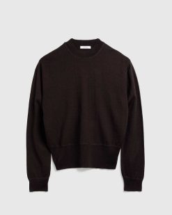 Lemaire Pull Col Montant Marron Pecan | Tricots