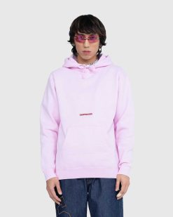 Saintwoods Sweat A Capuche Sw Logo Rose | Sueurs