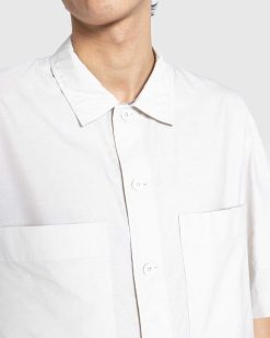 Lemaire Chemise De Pyjama A Manches Courtes Pale Mastic | Chemises