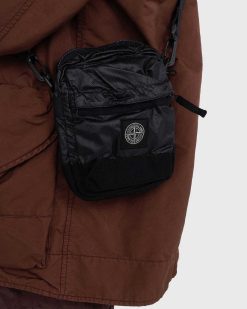 Stone Island Sac Bandouliere Noir | Sacs