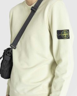 Stone Island Sweat-Shirt Ras Du Cou Teint En Piece Beige Naturel | Sueurs