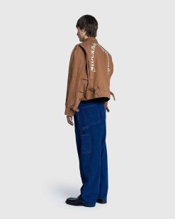 Stockholm Surfboard Club Veste De Travail A Logo Marron | Vetements D'Exterieur