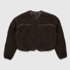 Entire Studios Pardessus Fluffy Marron | Vetements D'Exterieur