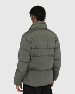 C.P. Company Veste Rembourree En Nylon Olive Night | Vetements D'Exterieur