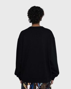 Dries van Noten Hax Crewneck Noir | Sueurs