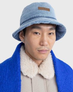 Acne Studios Bob Rembourre En Denim Bleu | Chapeaux