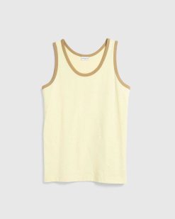 Dries van Noten Debardeur Helio Jaune Pale | T-Shirts