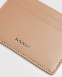 Jil Sander Porte-Cartes En Cuir Argile | Portefeuilles