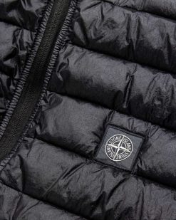 Stone Island Gilet En Duvet Veritable Noir | Vetements D'Exterieur