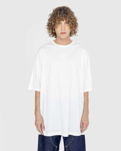 Y-3 T-Shirt Boxy En Coton Blanc Casse | T-Shirts