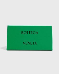 Bottega Veneta Lunettes De Soleil Carrees En Acetate A Charniere Vert | Des Lunettes De Soleil