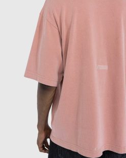 Acne Studios T-Shirt Teint En Vetement Rose Vintage | T-Shirts