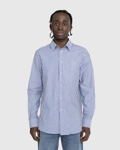 Trussardi Chemise En Popeline De Coton Blanc | Chemises