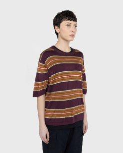 Dries van Noten T-Shirt Maille Mias Bordeaux | T-Shirts