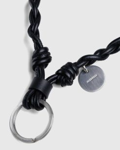 Jil Sander Porte-Cles Enchevetrement Noir | Porte-Cles