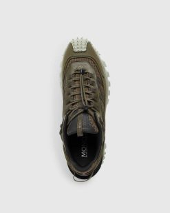 Moncler Baskets Basses Trailgrip Gtx Kaki/Gris | Baskets De Randonnee