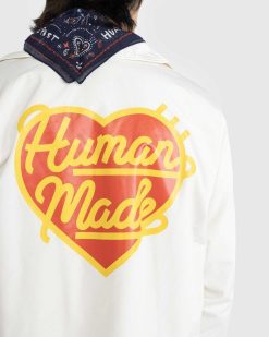 Human Made Veste Coach Blanc | Vetements D'Exterieur