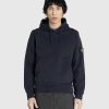 Stone Island Sweat A Capuche Polaire Bleu Marine | Sueurs