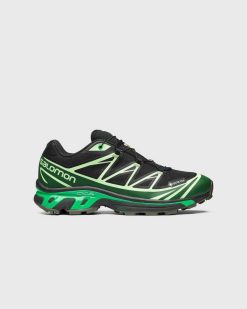 Salomon Xt-6 Gtx Noir/Eden/Vert Frene | Baskets De Randonnee