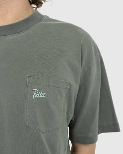 Patta T-Shirt Basique Delave A Poche Beetle | T-Shirts