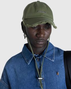 JACQUEMUS La Casquette Artichaut Kaki | Chapeaux