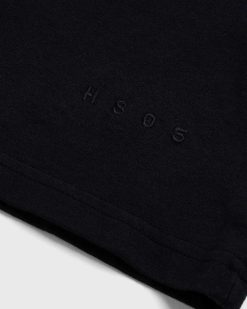 Highsnobiety HS05 Maillot Boxy Manches Longues Teint Pigmente Noir | T-Shirts