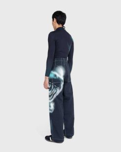 Gerrit Jacob Jean Imprime Bleu Sarcelle/Aqua | Pantalon