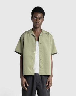 Highsnobiety HS05 Chemise Brossee A Manches Courtes Vert | Chemises