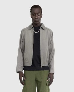 Meta Campania Collective Blouson Cachemire Alain Braque De Weimar Gris | Vetements D'Exterieur