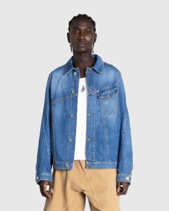 J.W. Anderson Veste En Jean Torsade Bleu Clair | Vetements D'Exterieur