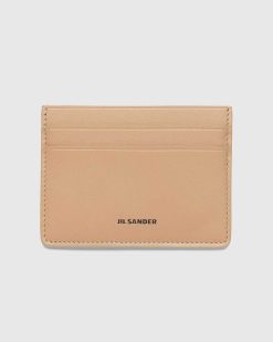 Jil Sander Porte-Cartes En Cuir Argile | Portefeuilles