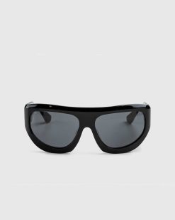 Port Tanger Acetate Noir Dost/Verre Noir | Des Lunettes De Soleil