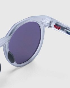 Oakley Hstn Metal Mat Clair/Prizm Violet | Des Lunettes De Soleil