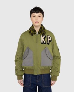 Kenzo Blouson Bomber Vert | Vetements D'Exterieur