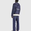 Stone Island Veste A Capuche En Lin Bleu Royal | Vetements D'Exterieur