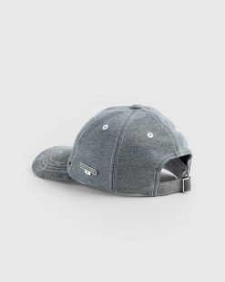 Marine Serre Casquette Baseball Denim Regenere Gris | Chapeaux