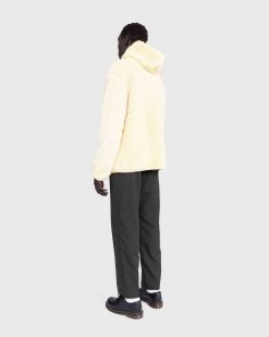 Jil Sander Sweat A Capuche Polaire Citron | Sueurs